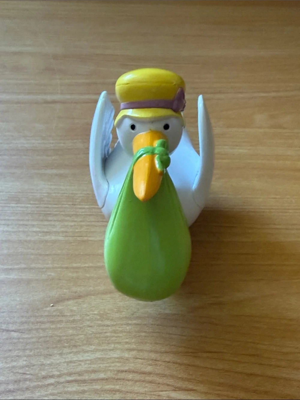 Special Delivery Stork Cake Topper & Vintage 1991 Galoob Magic Diaper Babies PVC
